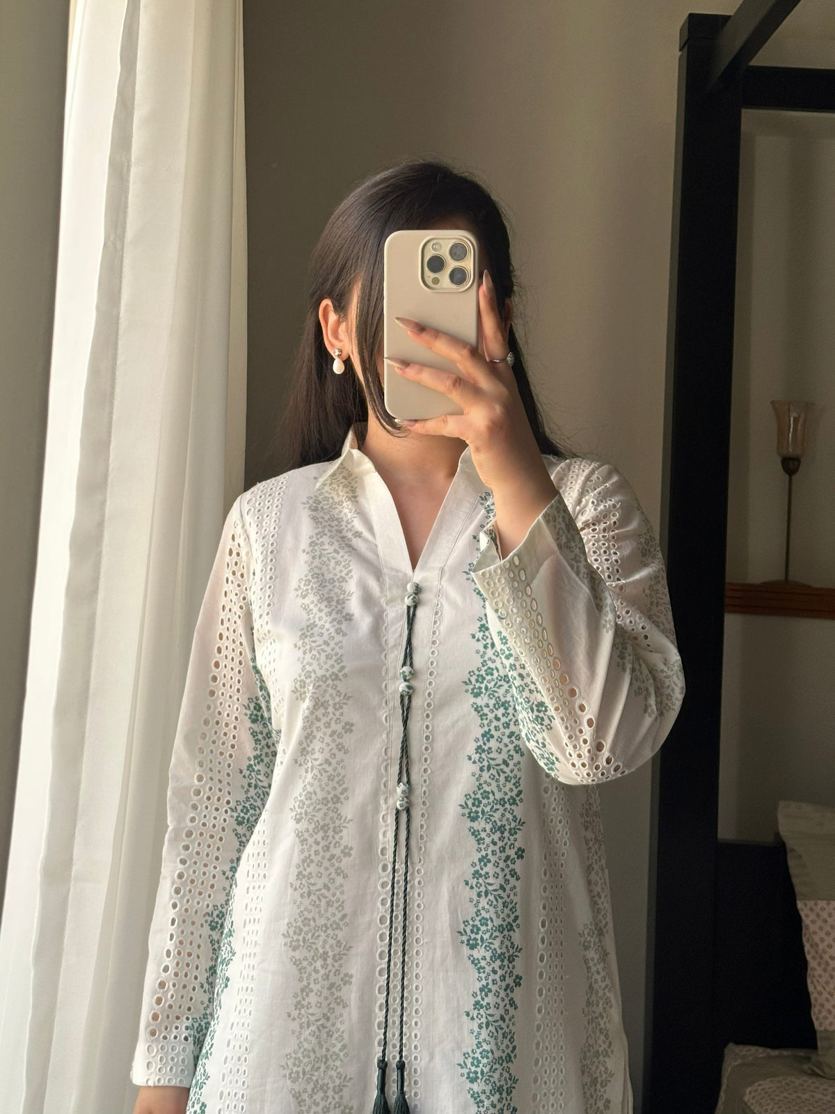 Ivory Vine 2PC Embroidered Stitched Lawn Suit
