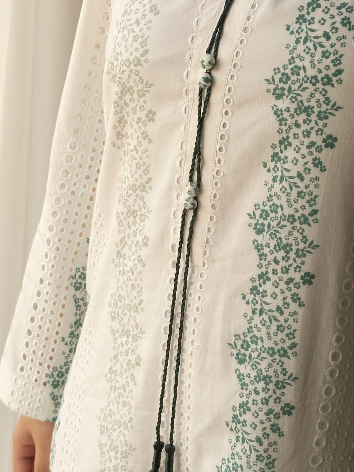 Ivory Vine 2PC Embroidered Stitched Lawn Suit