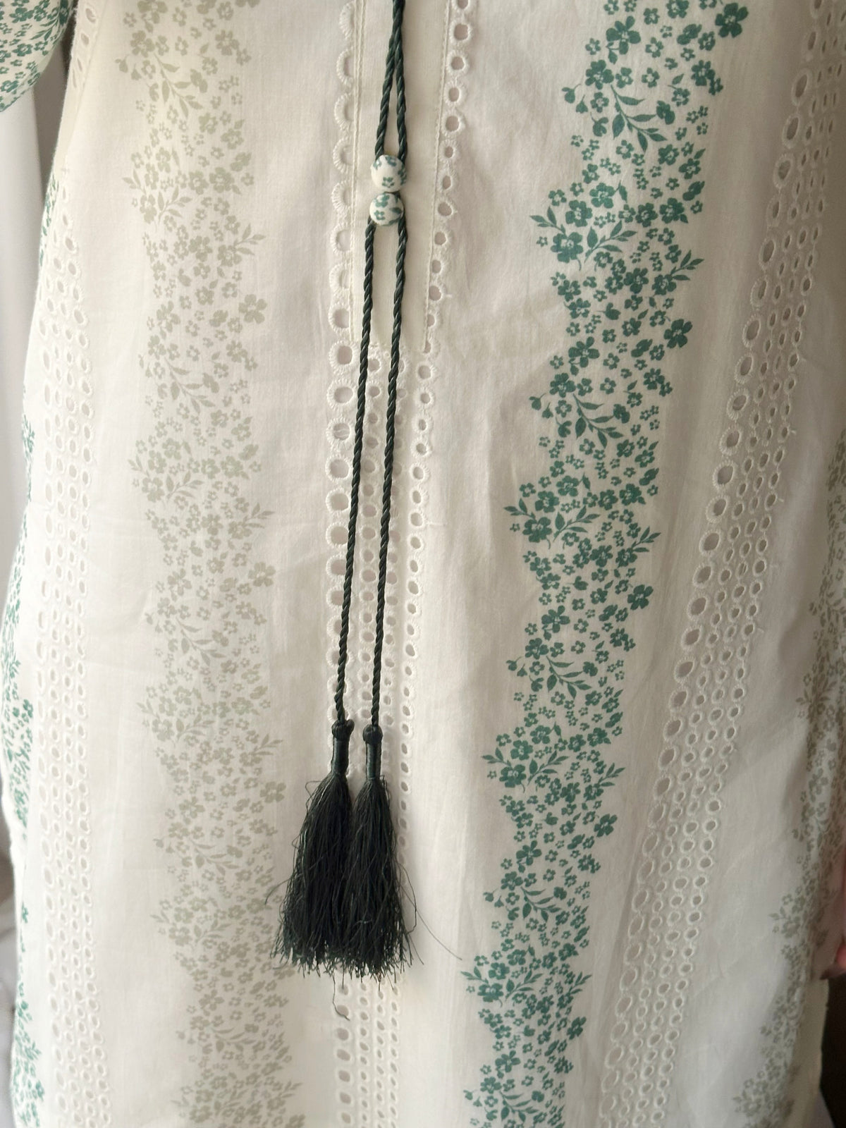 Ivory Vine 2PC Embroidered Stitched Lawn Suit